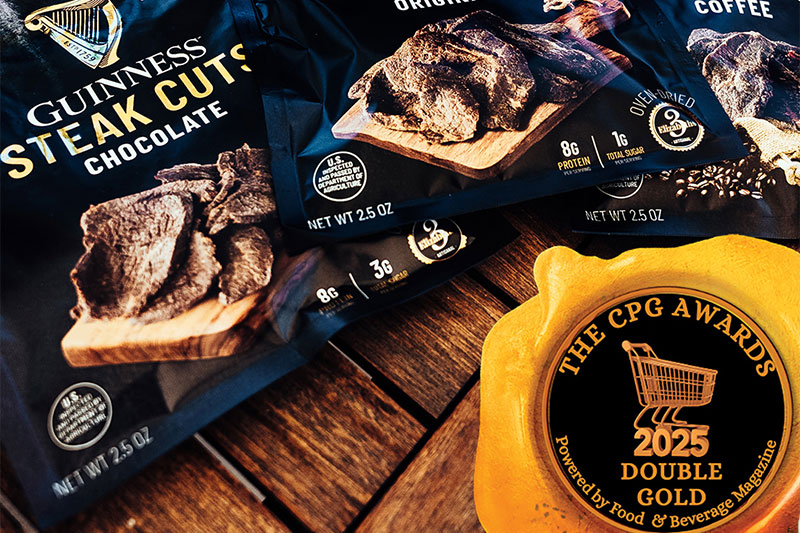 Guinness Steak Cuts wins Double-Gold Award for Taste and Design from The CPG Awards by Food & Beverage Magazine