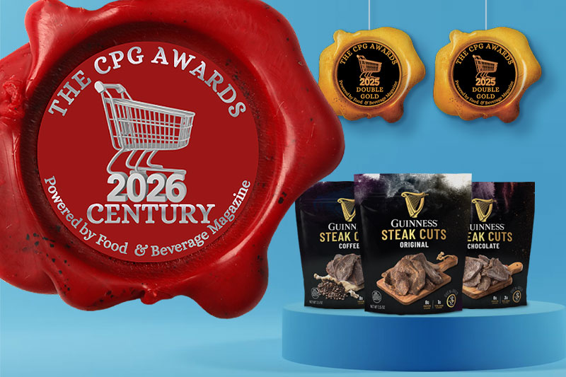Guinness Steak Cuts wins the coveted 🏆 2026 CENTURY AWARD from Food & Beverage Magazine's CPG Awards